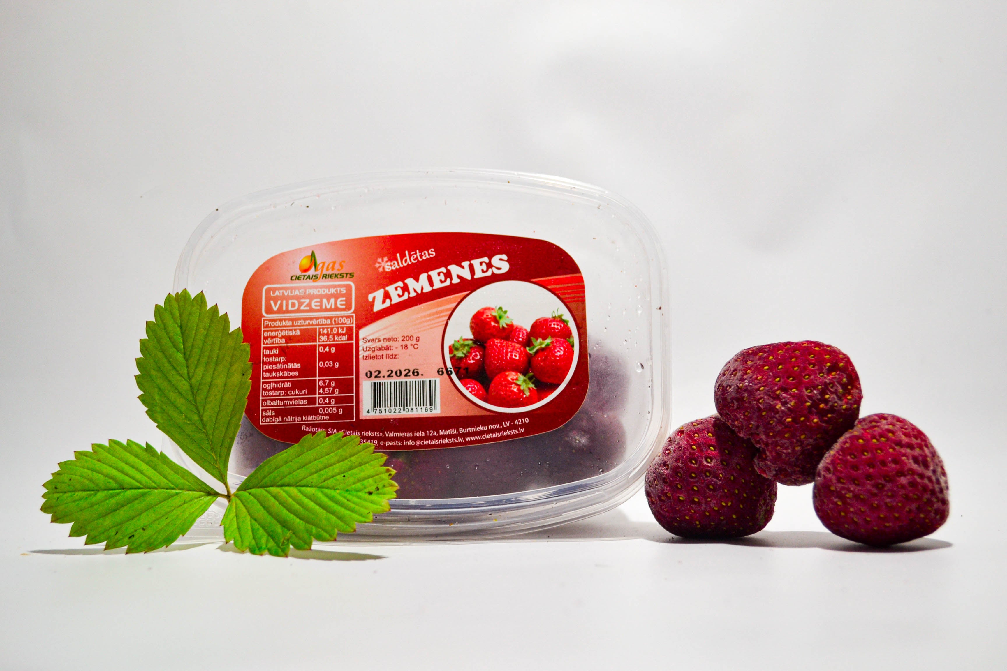 BIO Zemenes (saldētas)